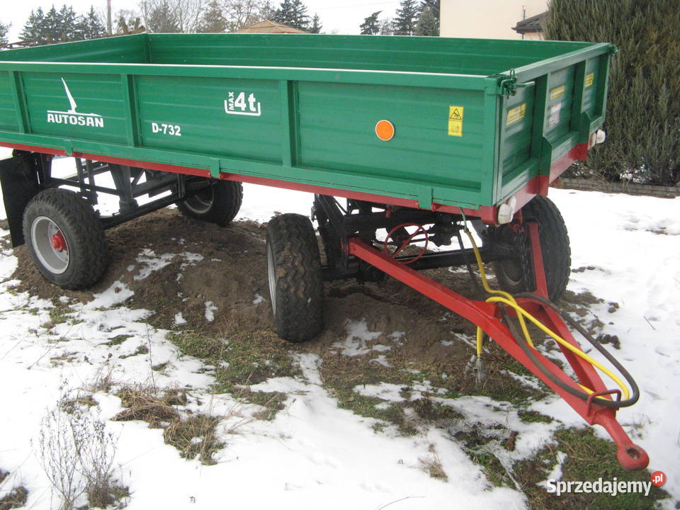 przyczepa d46 d35 d732 2 stronny wywrot stan Ryki