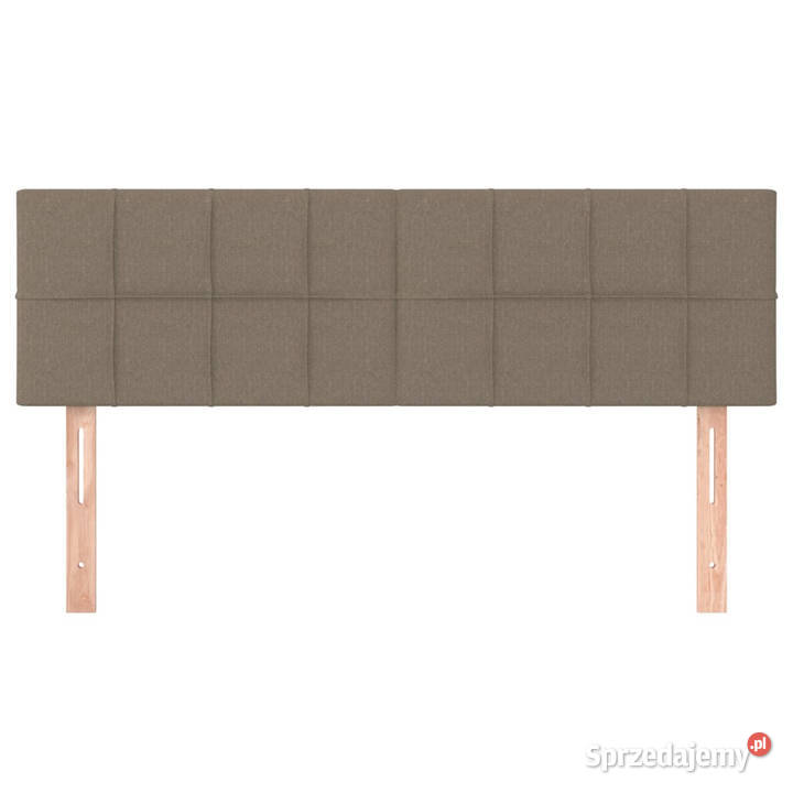 Zagłówki do łóżka 2 taupe 72x5x7888 tkanina Warszawa