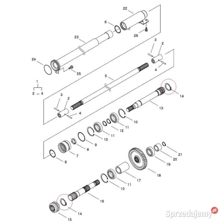 Pierścień segera 36 LS MT350 LS MT360 S810036001 podkarpackie