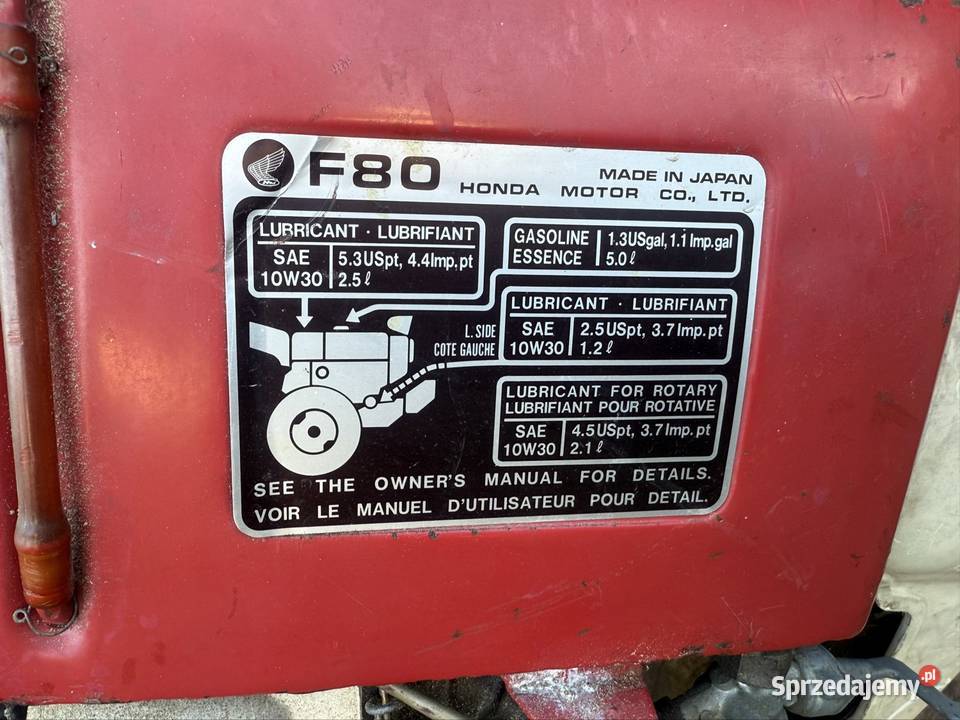 Traktorek jednoosiowy Honda Radymno