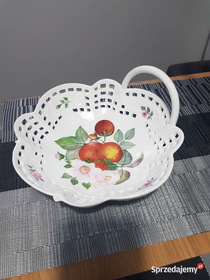 Koszyczek porclanowy Wyposażenie wnętrz Wola Podłężna