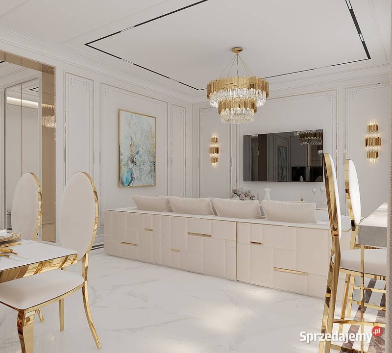 Narożnik glamour beżowy aksamitny do salonu 72cm mazowieckie Warszawa sprzedam