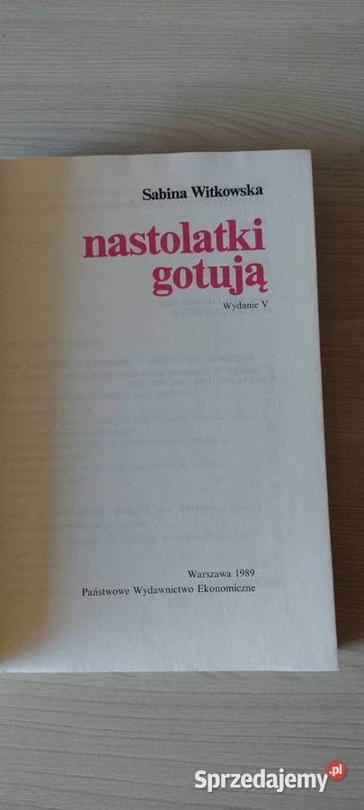 Nastolatki gotują Sabina Witkowska Lublin