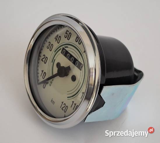 Licznik okrągły 120h Jawa CZ 125175 biały Tuczempy