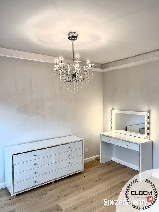 Biała szklana komoda w stylu Glamour 40cm sprzedam