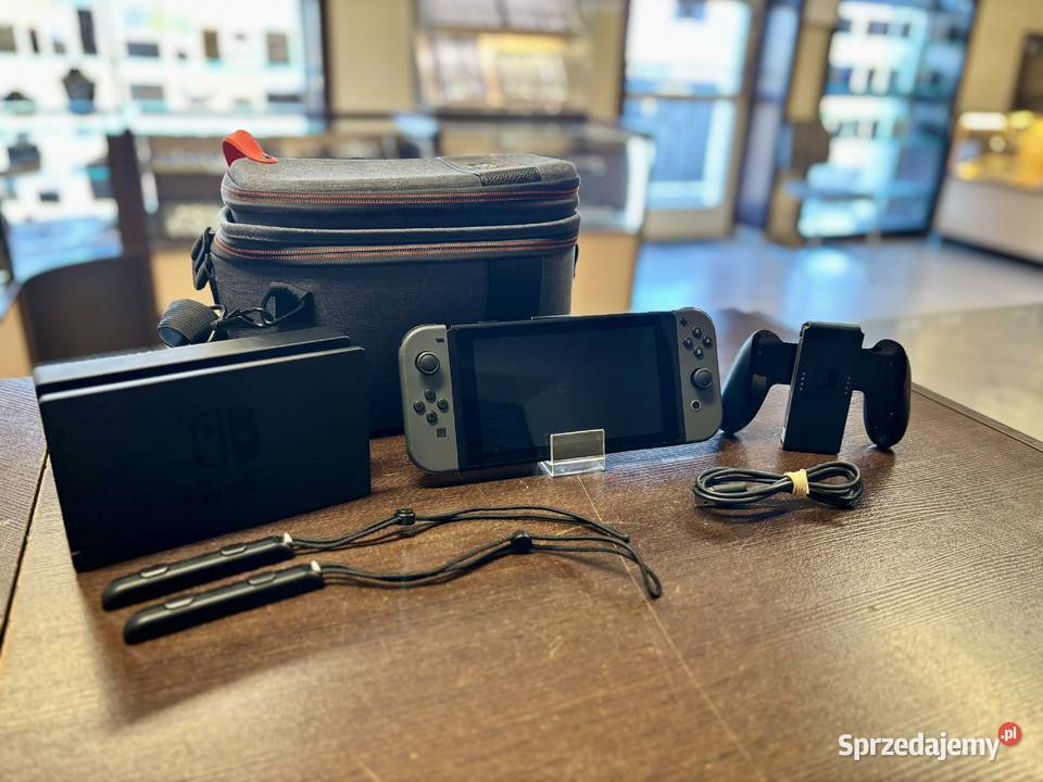 Konsola Nintendo Switch HAC00101 Szara Akcesoria sprzedam