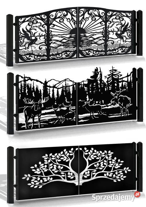 CNC Wypalanie Ogrodzenie Brama Płot Panele Jelenia Góra