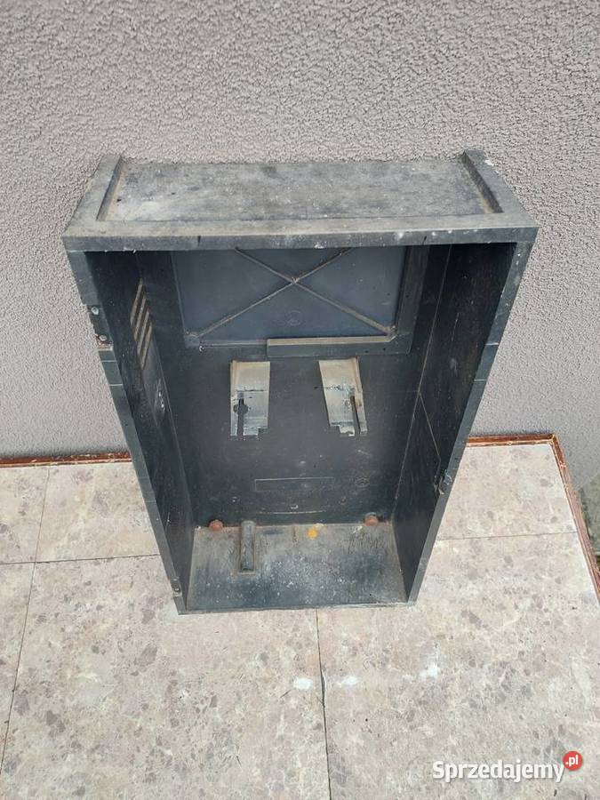 661 Skrzynia obudowa starego zegara Metron całe Tczew