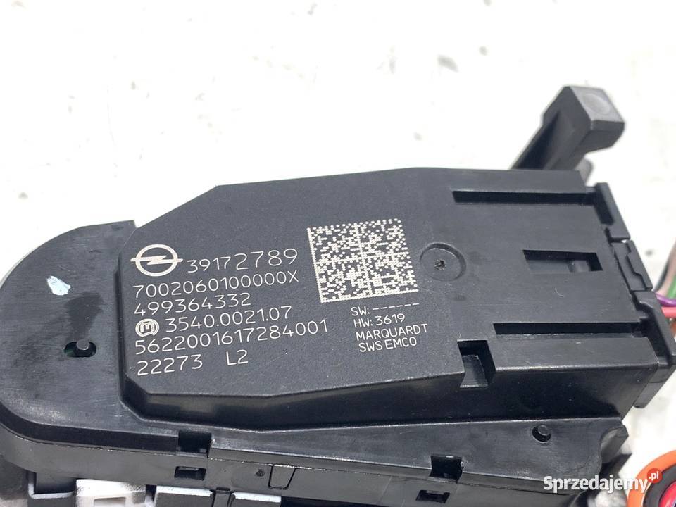PRZEŁĄCZNIKI KIEROWNICY OPEL CORSA F 39172789