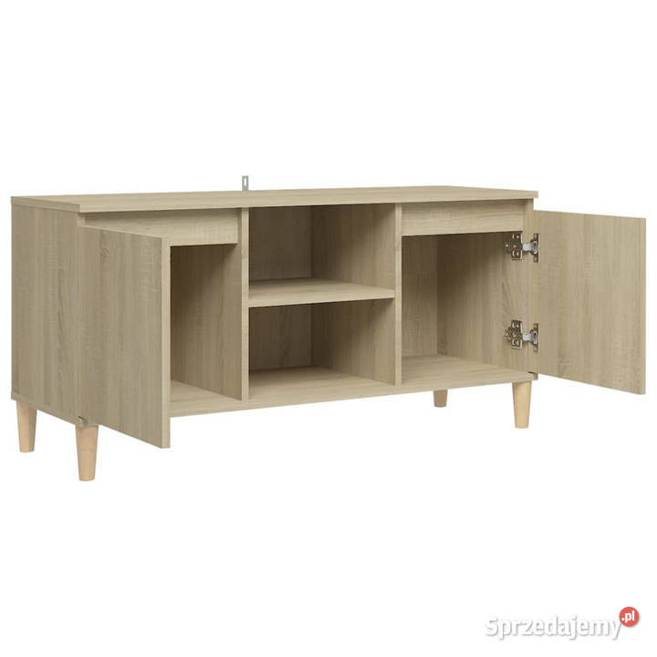 Szafka TV drewniane nóżki dąb sonoma 1035x35x50 mazowieckie Warszawa
