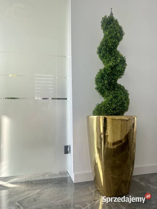 Złota donica Glamour Premium lustrzany efekt 61 Golkowice sprzedam