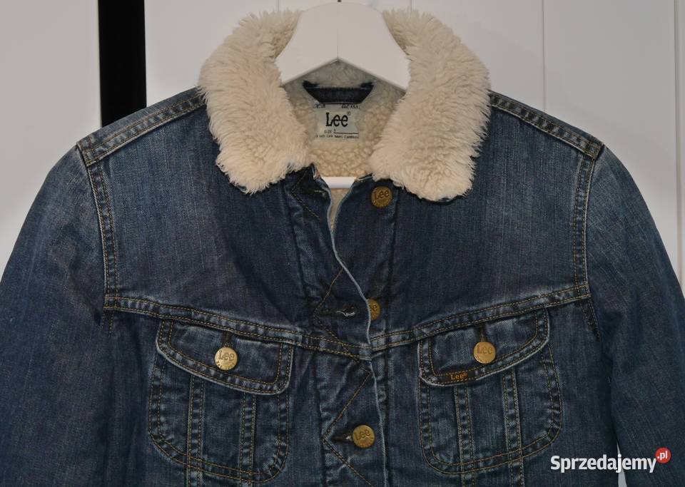 LEE świetna kurtka jeans z futerkiem 36 S Wrocław