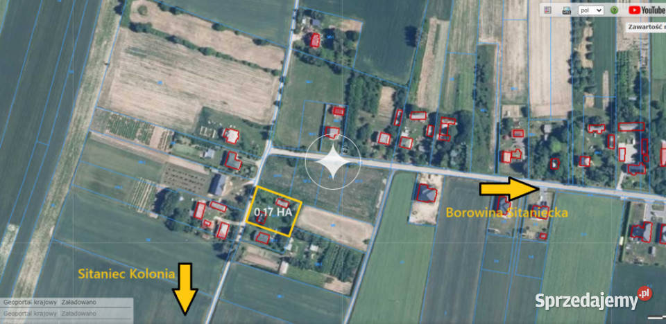 Siedlisko z rozległym widokiem na okolicę Sitaniec-Kolonia