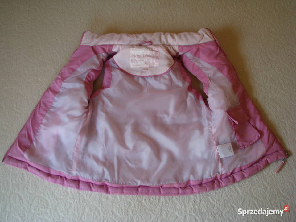 Różowa pikowana kamizelka dziecięca 122 Brzegi