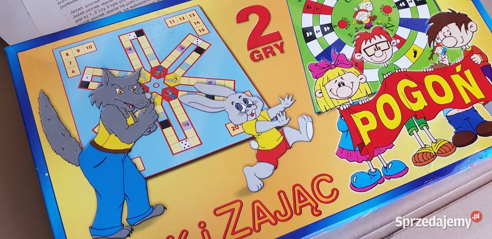 Gra planszowa Wilk i Zając Pogoń DARMOWA wysyłka Kraków sprzedam