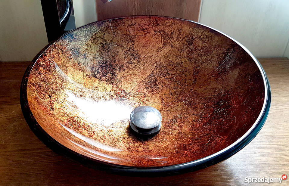 Mielke umywalka nablatowa szklana okrągła fi Ruda Śląska sprzedam