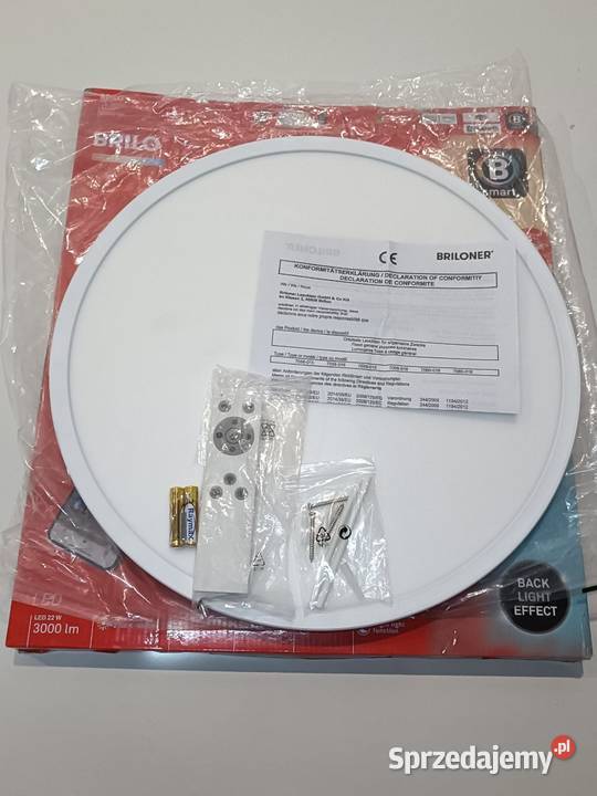 Plafon sufitowy LED Briloner z funkcją