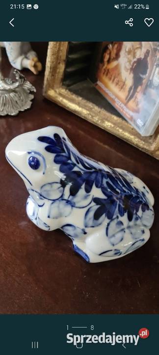 Porcelanowa żabka Przasnysz sprzedam