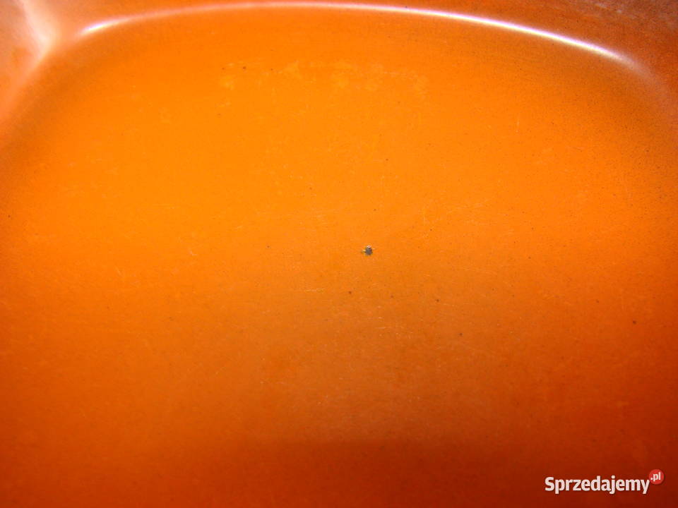 emaliowana kwadratowa miska Pozostałe Pruszcz Gdański