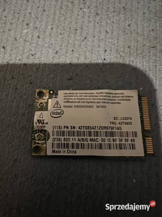 MODEM WIFI INTEL WM3945AB MIX Jaworzno
