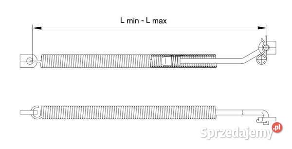 Sprężyna dystansowa 090243 małopolskie Kamionna