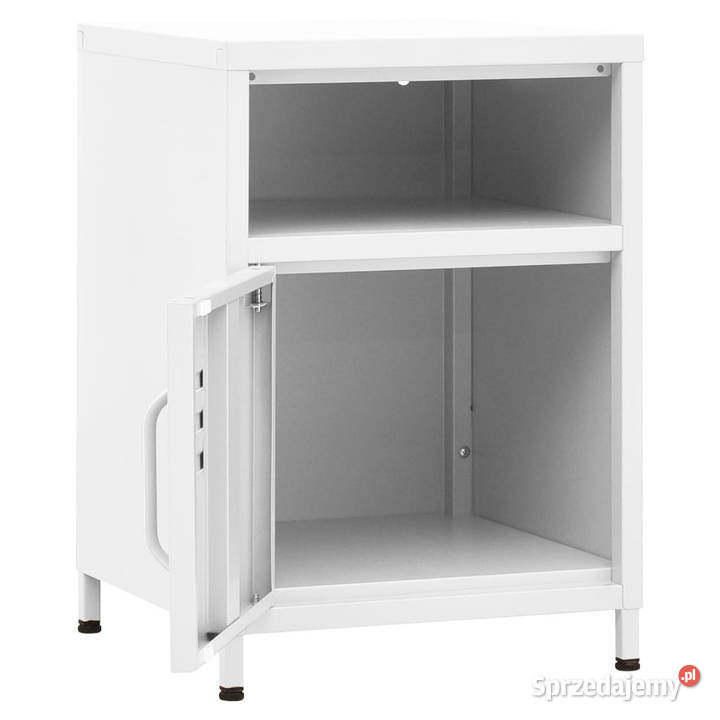 Szafka nocna biała 35x35x51 stalowa WM336224 Warszawa sprzedam