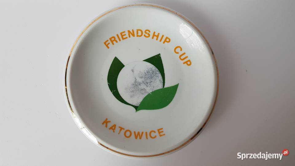 Porcelanowy talerzyk do powieszenia Frendship śląskie Dąbrowa Górnicza