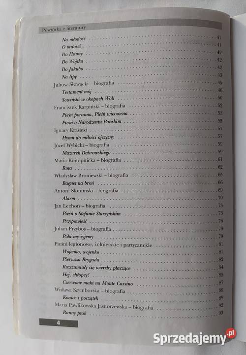 POWTÓRKA Z LITERATURY klasa 1 gimnazjum