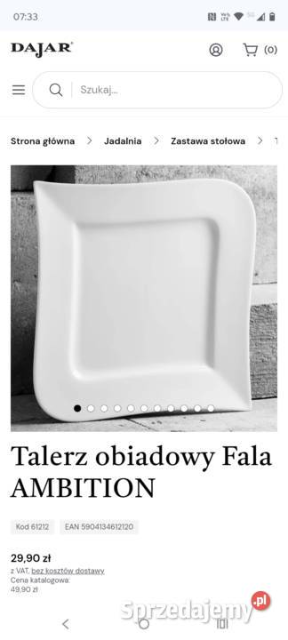 Serwis obiadowy na 12 osób ambition Fala Iława sprzedam