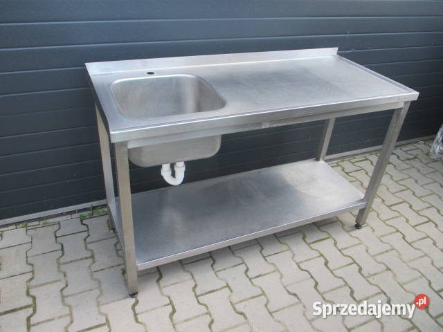 ZLEW GASTRONOMICZNY 1 KOMOROWY Z PÓŁKĄ 1406085 Gastronomia Ostrów Wielkopolski
