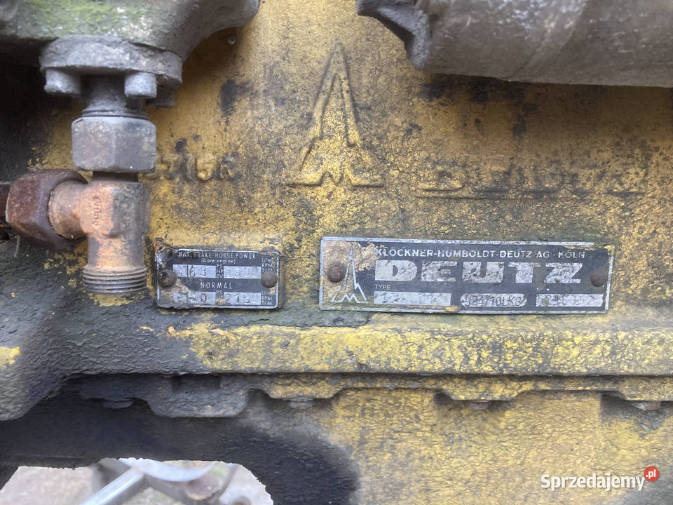DEUTZ F12L 912 z pompą tłoczkową Części do maszyn budowlanych Prószków