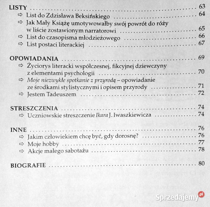 Wypracowania kl 8 Szkoła podstawowa Bogumiła Chełm