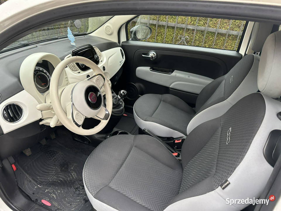 Fiat 500 Polski salon 2 wł symboliczny przebieg ASR (kontrola trakcji) Wejherowo