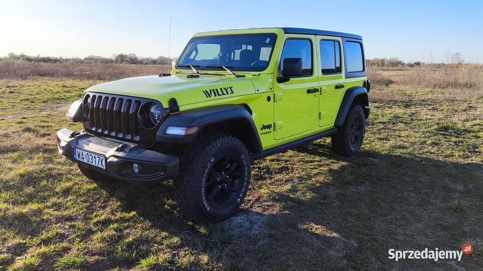 Jeep Wrangler JL Willys 2022 centralny zamek mazowieckie Warszawa