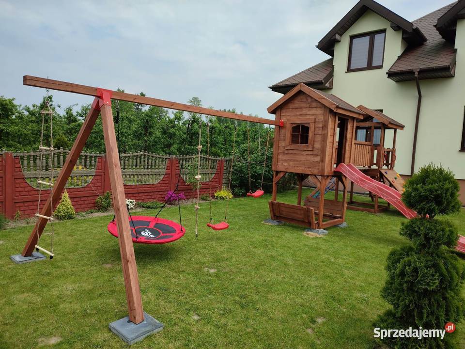Plac zabaw dzieci zjeżdzalnia wspinaczka mazowieckie