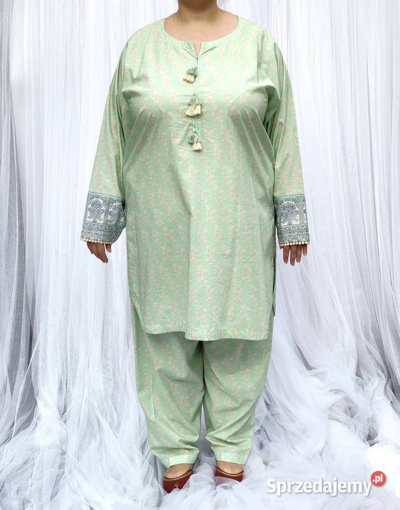 Komplet tunika spodnie XXL 44 3XL 46 kameez Szczecin