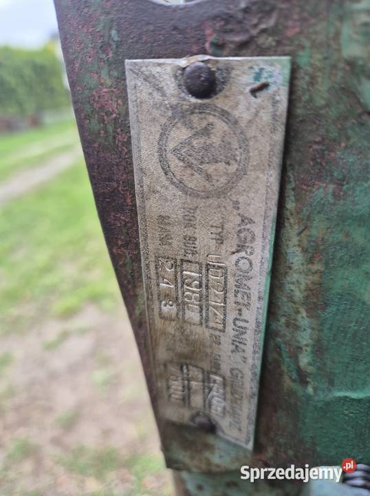 Pług dwuskibowy duży Unia Grudziądz 2skibowy