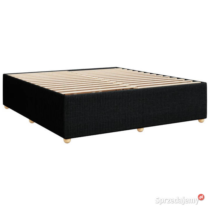 Łóżko z Materacem Kontynentalne Czarne Do 150cm sprzedam