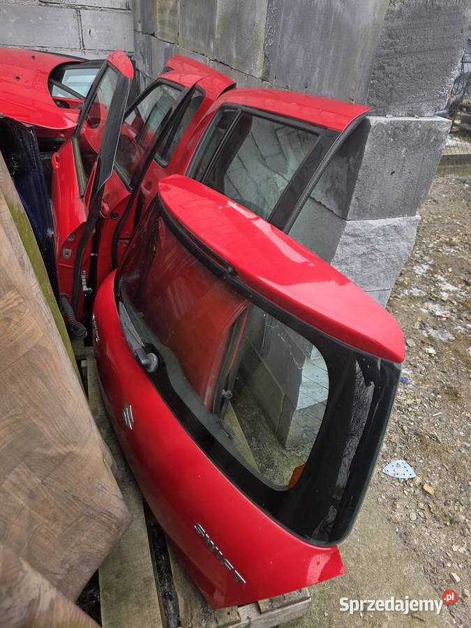 sprzedam Drzwi klape maske suzuki słift Zator