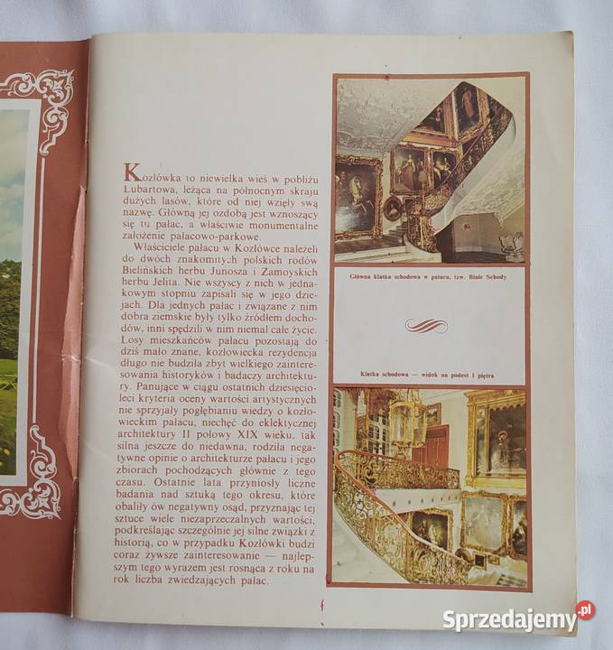 PAŁAC W KOZŁÓWCE Waldemar Odorowski sztuka i architektura Kultura i Rozrywka Hajnówka sprzedam