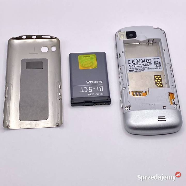Telefonsmartfon Nokia C301 Touch and Type silver Warszawa