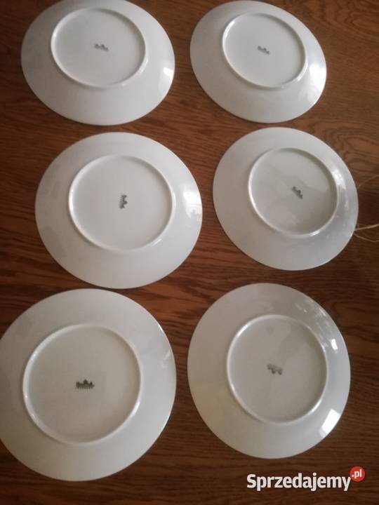 Rosenthal Piękne biało złote talerzyki vintage biały śląskie Jastrzębie-Zdrój sprzedam