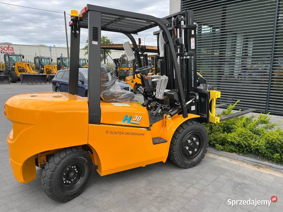 Wózek widłowy Gunter Grossmann 3T 45m Rotator Mława