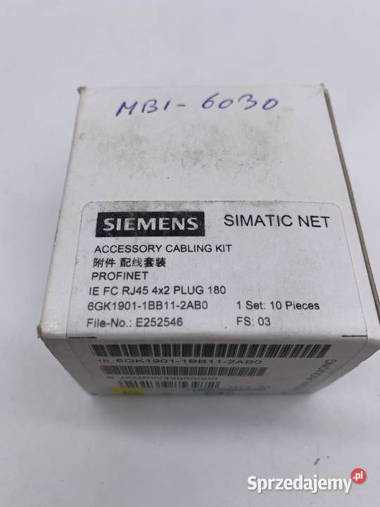 Siemens 6GK19011BB112AB0 Wtyczka Pozostałe Warszawa