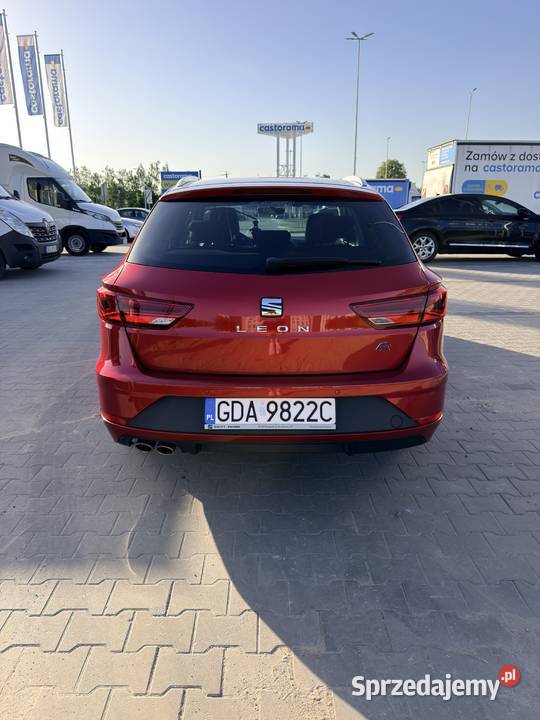 Seat Leon III 15 ST FR 15TSI 131 salon polska Gdańsk