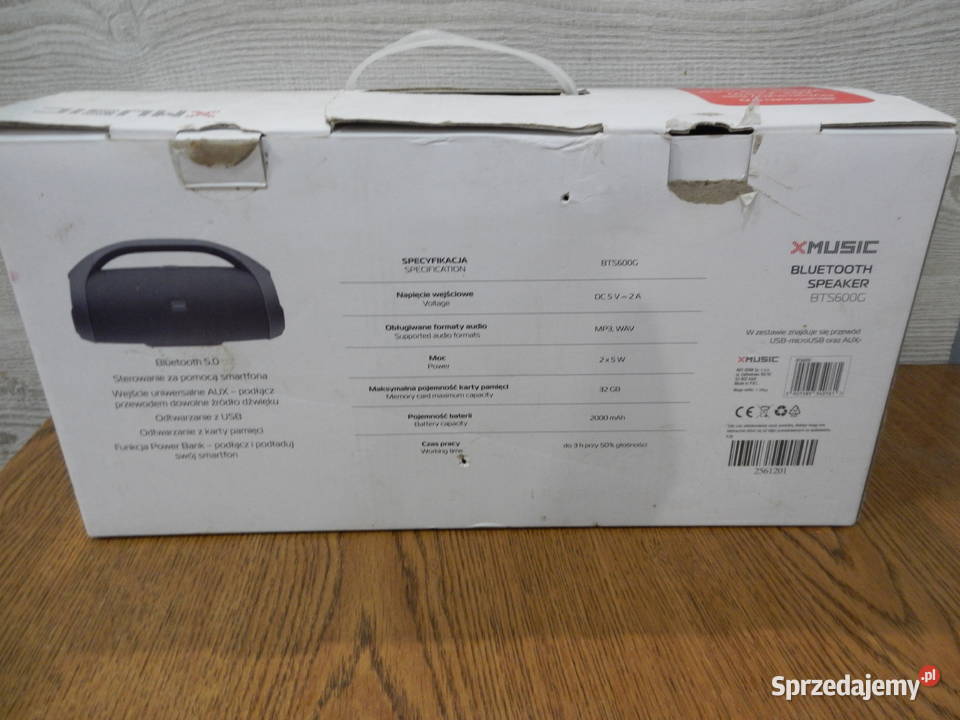 Głośnik Xmusic BTS600G Słuchawki i głośniki Leżajsk