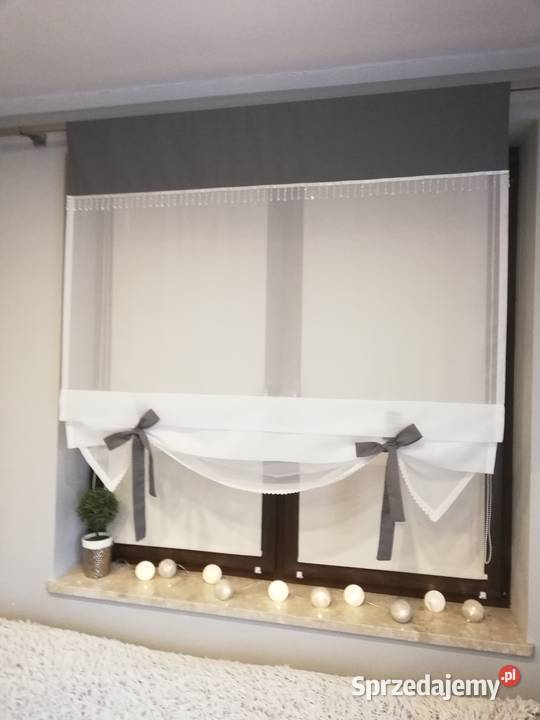 firany panele roletki Wystrój okien Nowa Wieś