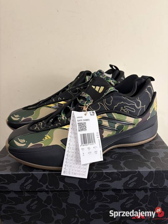 ButySneakersy Adidas Bape x Dame 9 JH6358 Kraków sprzedam