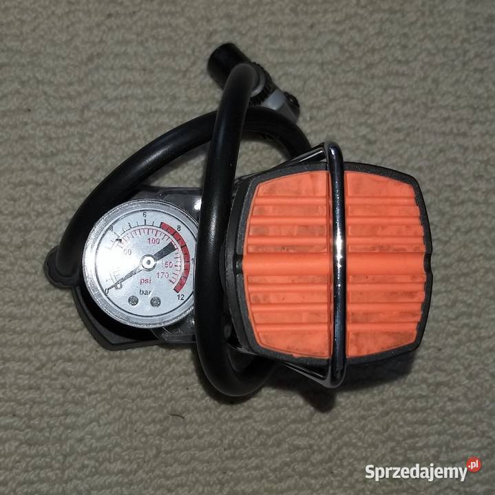 Minipompka nożna Crivit z manometrem do roweru mazowieckie Warszawa