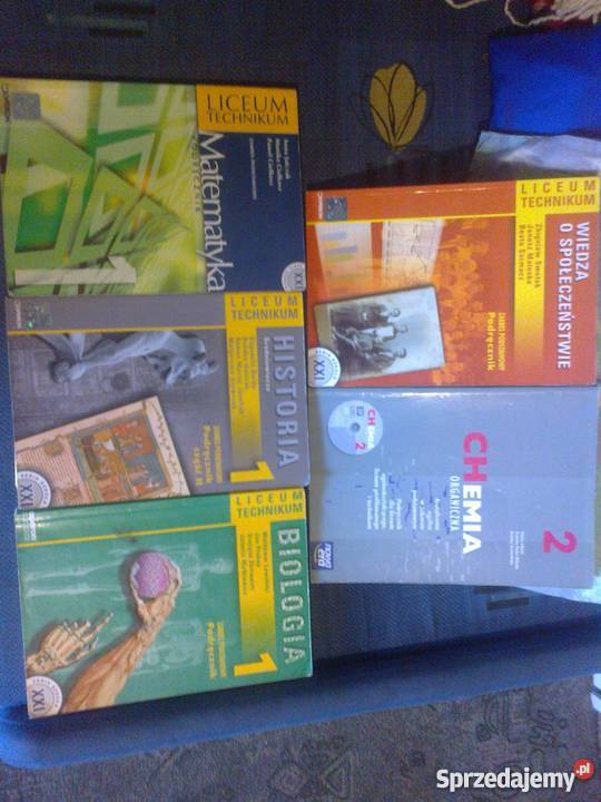 Książki gimnazjum technikum liceum Pruszcz Gdański